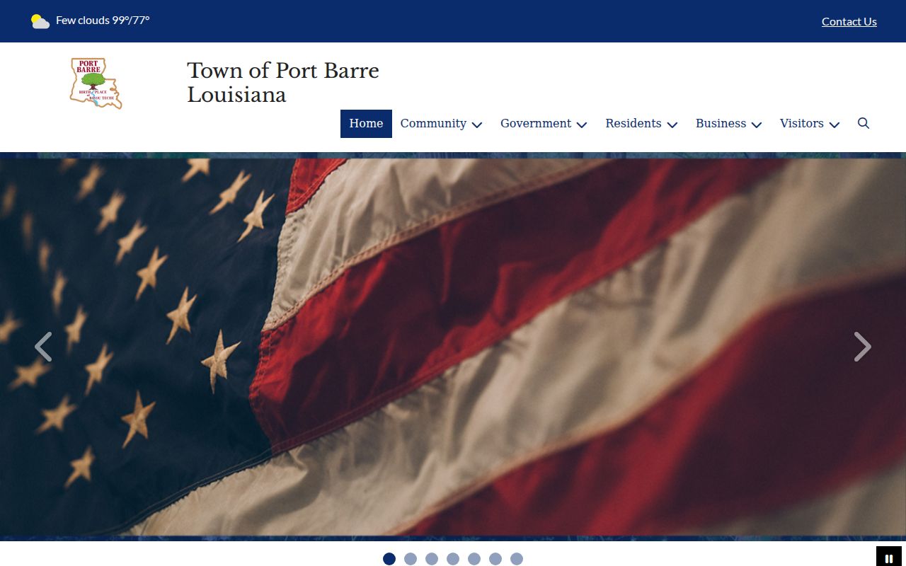 Port Barre court records town payment reference source